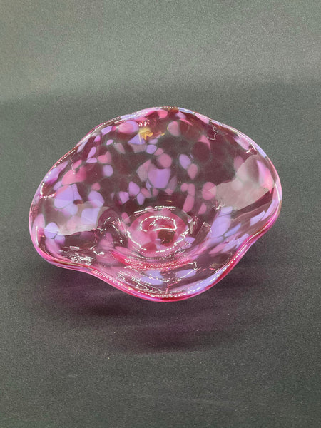 Pink Ruffled Bowl