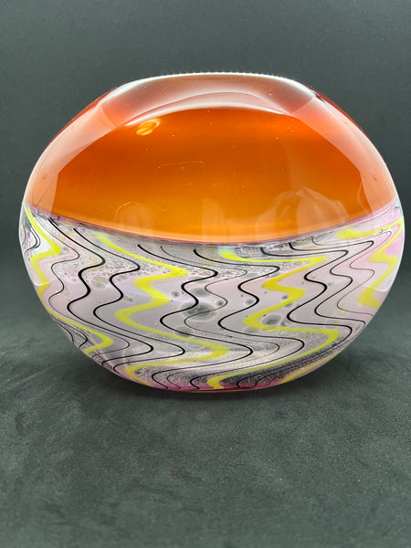 Flat Amber Incalmo Bowl