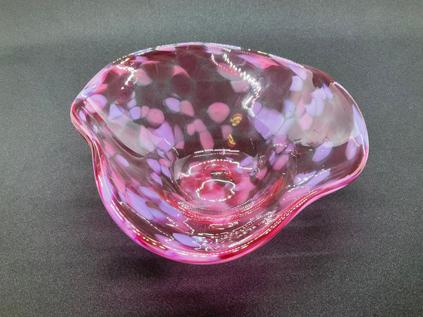 Pink Ruffled Bowl