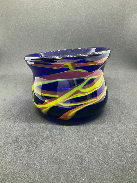Fire on Water Low Bowl