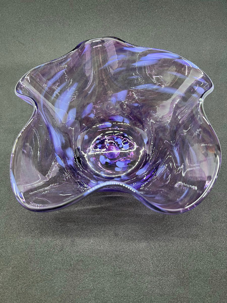 Purple Handkerchief Bowl