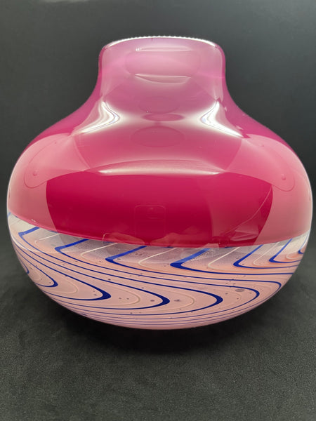 Pink Weaver Glass Bowl