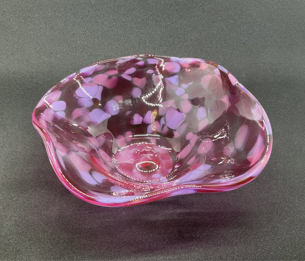 Pink Ruffled Bowl