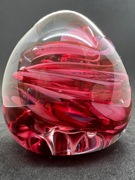 Swirling Pink Paperweight