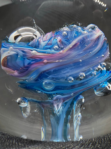 Swirling Madness Glass Globe