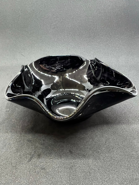 Black Handkerchief Bowl
