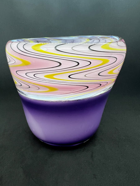 Royal Purple Incalmo Glass Bowl