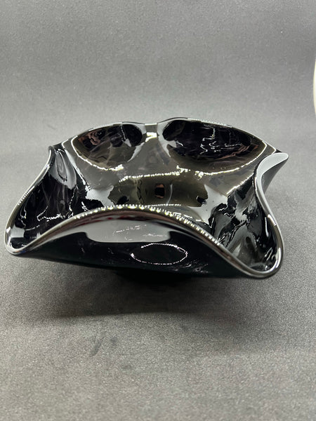 Black Handkerchief Bowl
