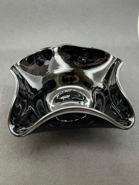 Black Handkerchief Bowl