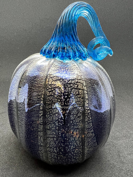 Silver Black Pumpkin