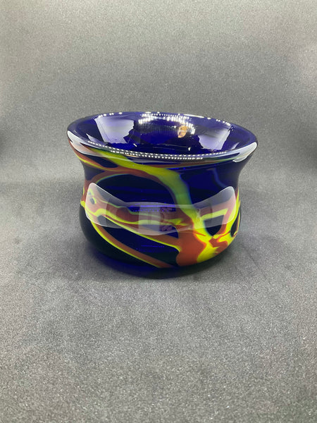 Fire on Water Low Bowl