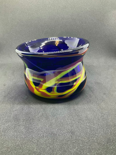Fire on Water Low Bowl