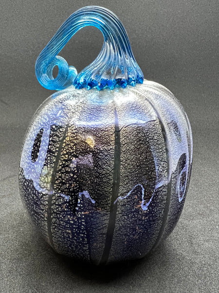 Silver Black Pumpkin